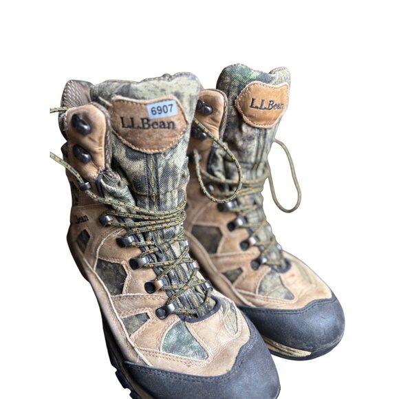 L.L. Bean Mens 9.5M Waterproof Hunting Boots With Thinsulate Insulation - Picture 4 of 10